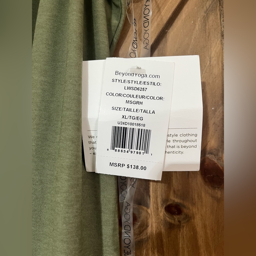Beyond Yoga Women’s Olive Green Sleeveless Maxi Dress - Picture 4 of 11